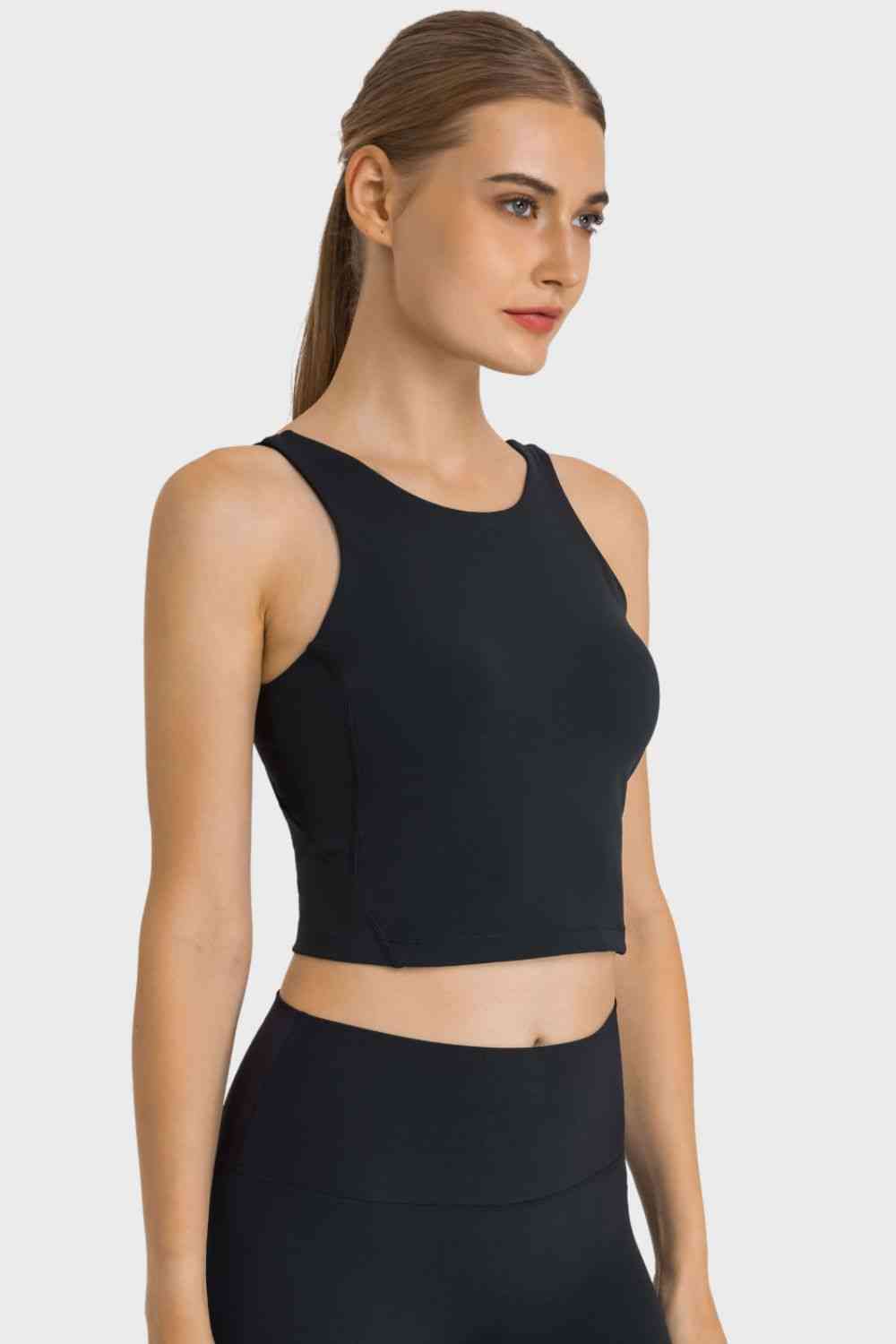 Super Stretch Cropped Active Top