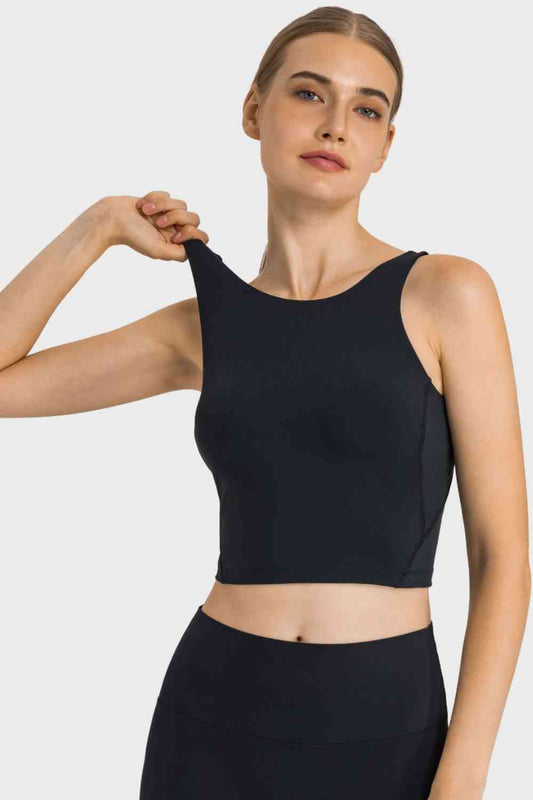 Super Stretch Cropped Active Top